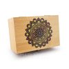 Mandala Wooden Latch Lock Stash Box w/ Accessories | 152mm - Wood - Image 3