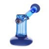 Big Eye Cyclops Hammer Bubbler | 4in Long - Glass - Blue - Image 3