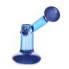 Big Eye Cyclops Hammer Bubbler | 4in Long - Glass - Blue - Image 4