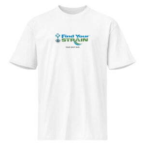 Find Your Strain™ Official Logo Premium Tee — White